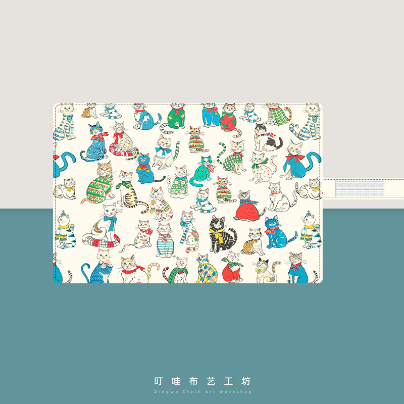 五颜六色的猫咪笔帘定制卷笔袋女生2026新款创意高颜值文具铅笔袋