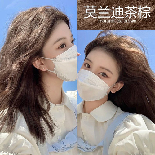 莫兰迪茶棕色染发剂自己在家染