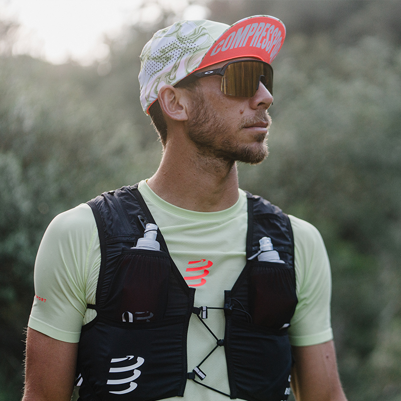 compressport跑步马拉松越野专业竞赛帽短檐II Pro Racing Cap