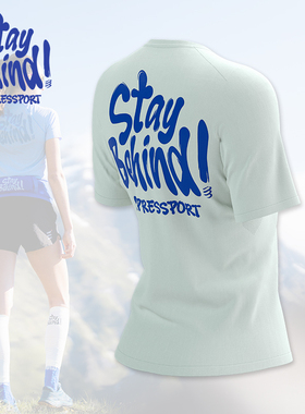 【STAY BEHIND】compressport运动休闲短袖T恤限量版女士