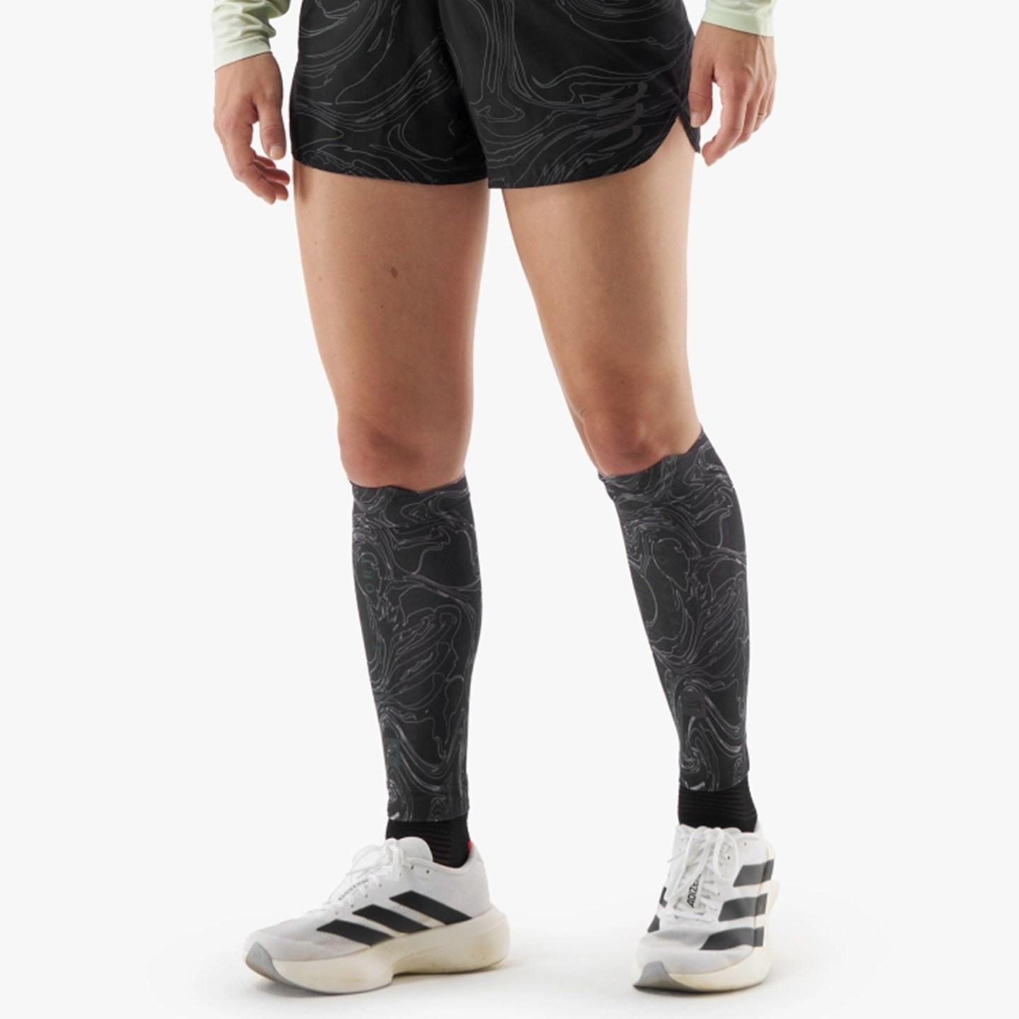 compressport压缩小腿套跑步马拉松R2 3.0极光版限量反光