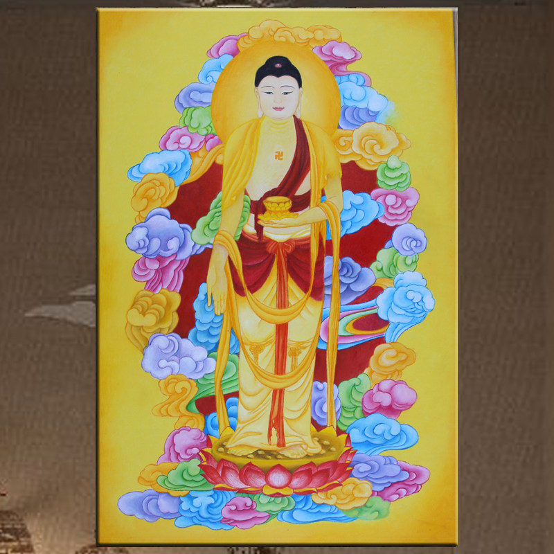 安莲手绘禅意一级书画家作品