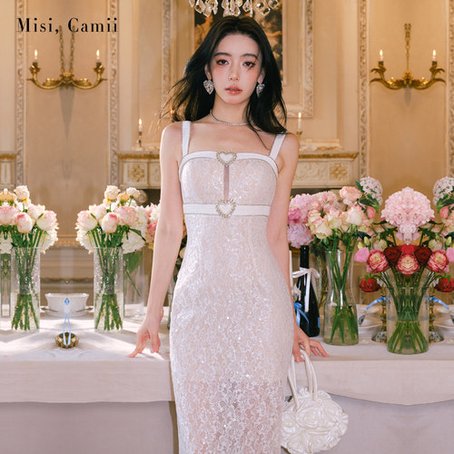 Misi.Camii名媛风吊带礼服裙