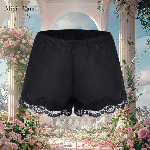 Misi.Camii蕾丝边打底短裤