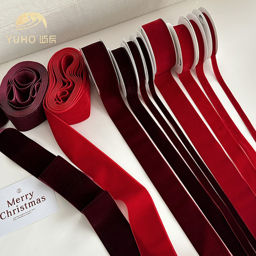 绒丝带鲜花绑带蝴蝶结YUHO屿后