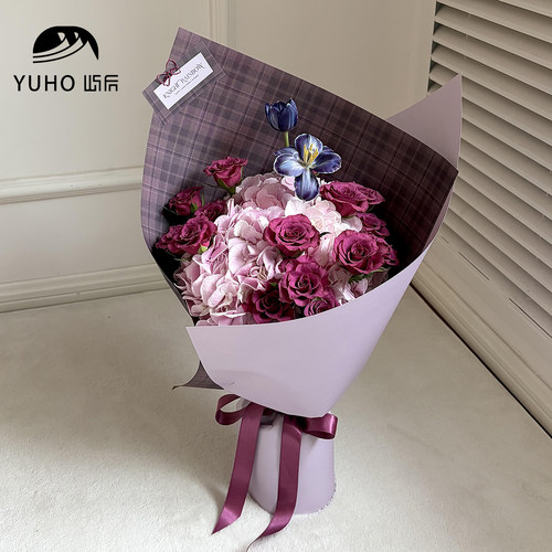 YUHO屿后鲜花包装纸加厚卡纸