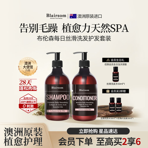进口洗发水护发素BLAIRSOM