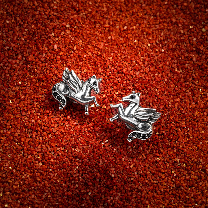 NATIVE STRANGER小飞马耳钉925银,饰品/流行首饰/时尚饰品新,银饰耳饰,淘宝优惠券,粉丝福利购,淘宝优惠卷