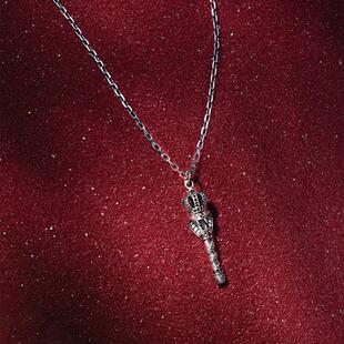 NATIVE STRANGER灵蛇权杖项链925银