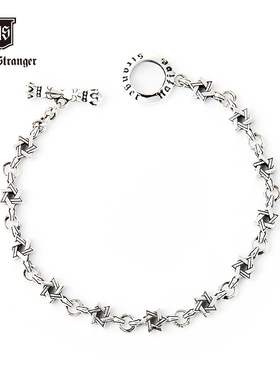 NATIVE STRANGER六芒星花式手链925银