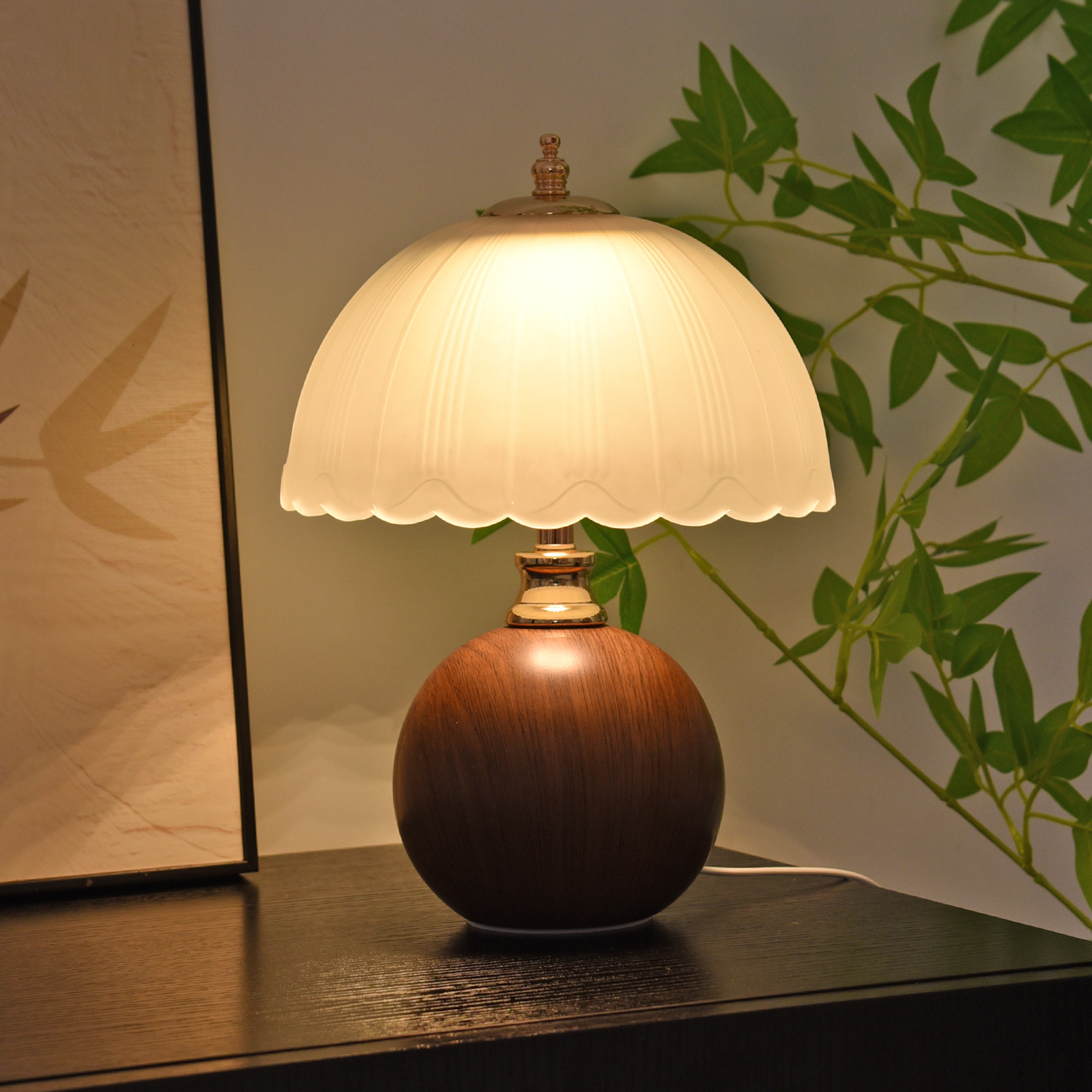 法式复古新中式侘寂风台灯高级感