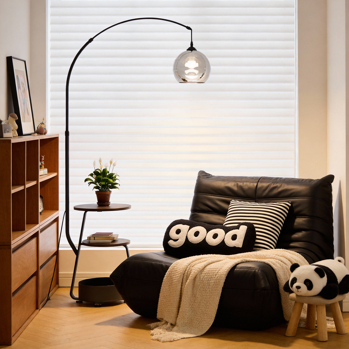 意式轻奢钓鱼落地灯客厅沙发旁卧室置物架一体落地灯床头柜高级感,家装灯饰光源,置物功能落地灯,淘宝优惠券,粉丝福利购,淘宝优惠卷