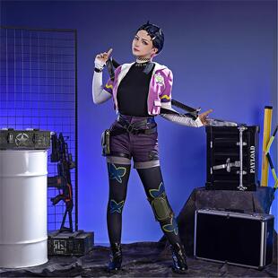 瓦罗兰特无畏契约暮蝶cos戒指cos服play服装捷风贤者假发背包衣服