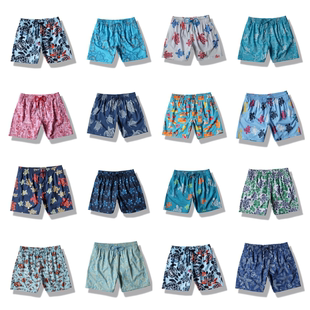 VILEBREQUIN新款海龟沙滩裤海滩度假双层内衬短裤