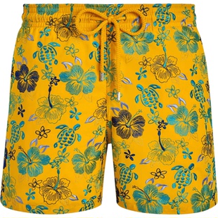 vilebrequin沙滩裤男正品小海龟速干内衬短裤三亚海边度假泳裤