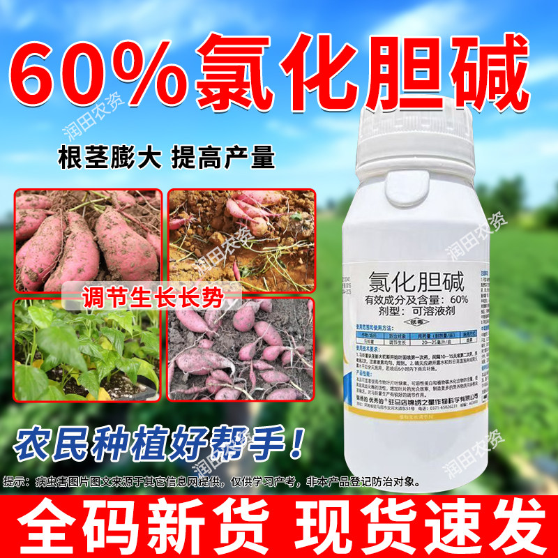 60%氯化胆碱生长调节剂膨大剂