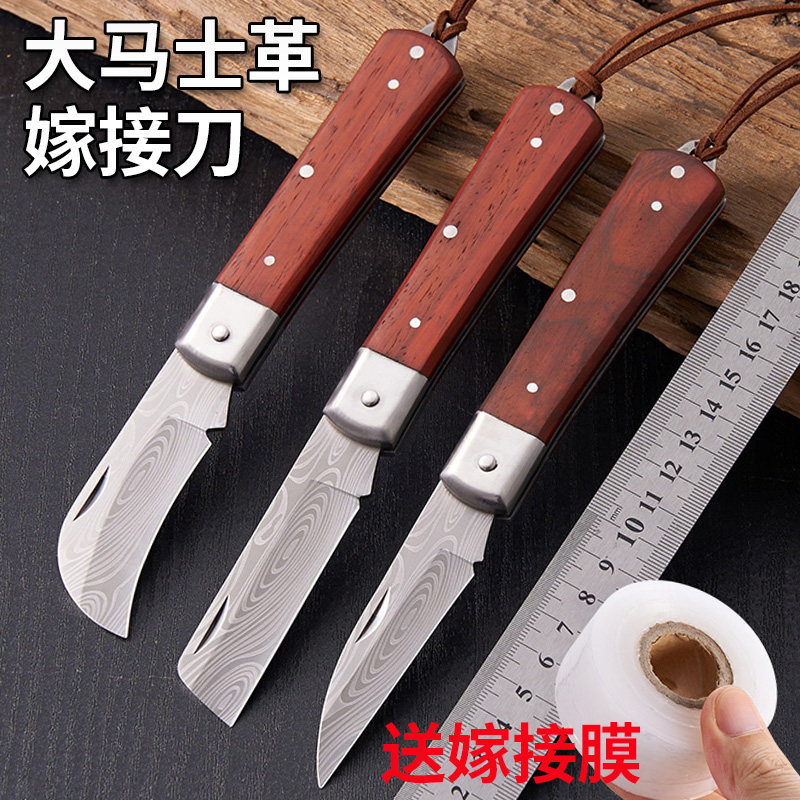 特种钢嫁接刀折叠便携送膜