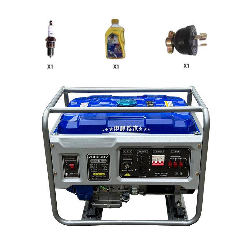 新款伊藤铃木汽油发电机家用电动小型静音220V380V单相3KW5.5包邮