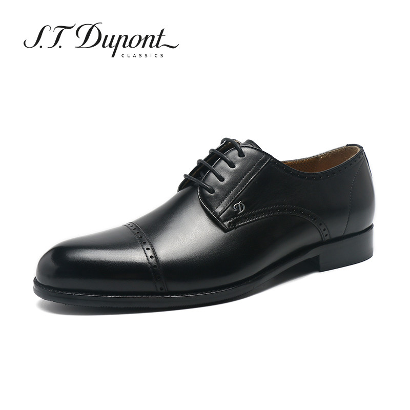 t. dupont/都彭牛津商务正装头层牛皮男鞋系带正装鞋e25136338