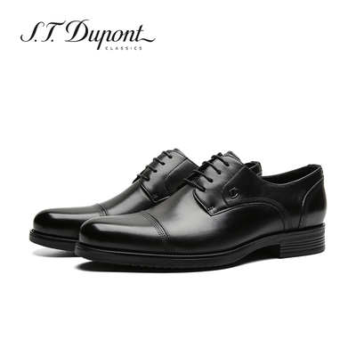 都彭商务正装皮鞋牛皮系带套脚