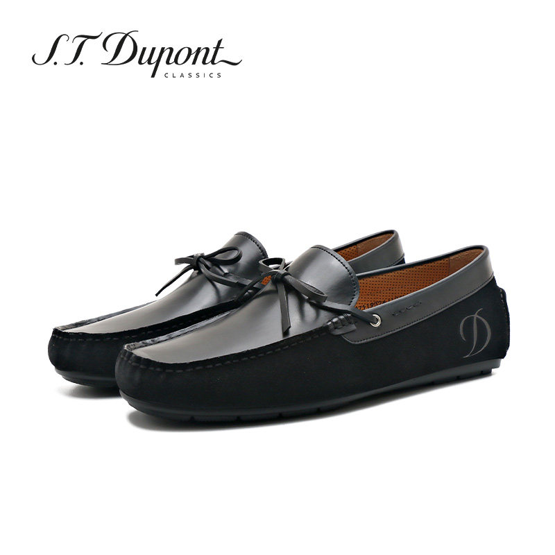 S.T.Dupont/都彭磨砂反绒牛皮休闲乐福鞋商务轻便豆豆鞋G27119324