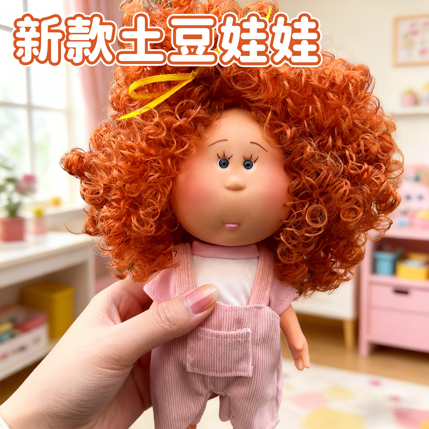 2025新款土豆娃娃西班牙mia24厘米cm全胶皮娃娃豆豆眼生日礼物女,模玩/动漫/周边/娃圈三坑/桌游,棉花娃娃,淘宝优惠券,粉丝福利购,淘宝优惠卷