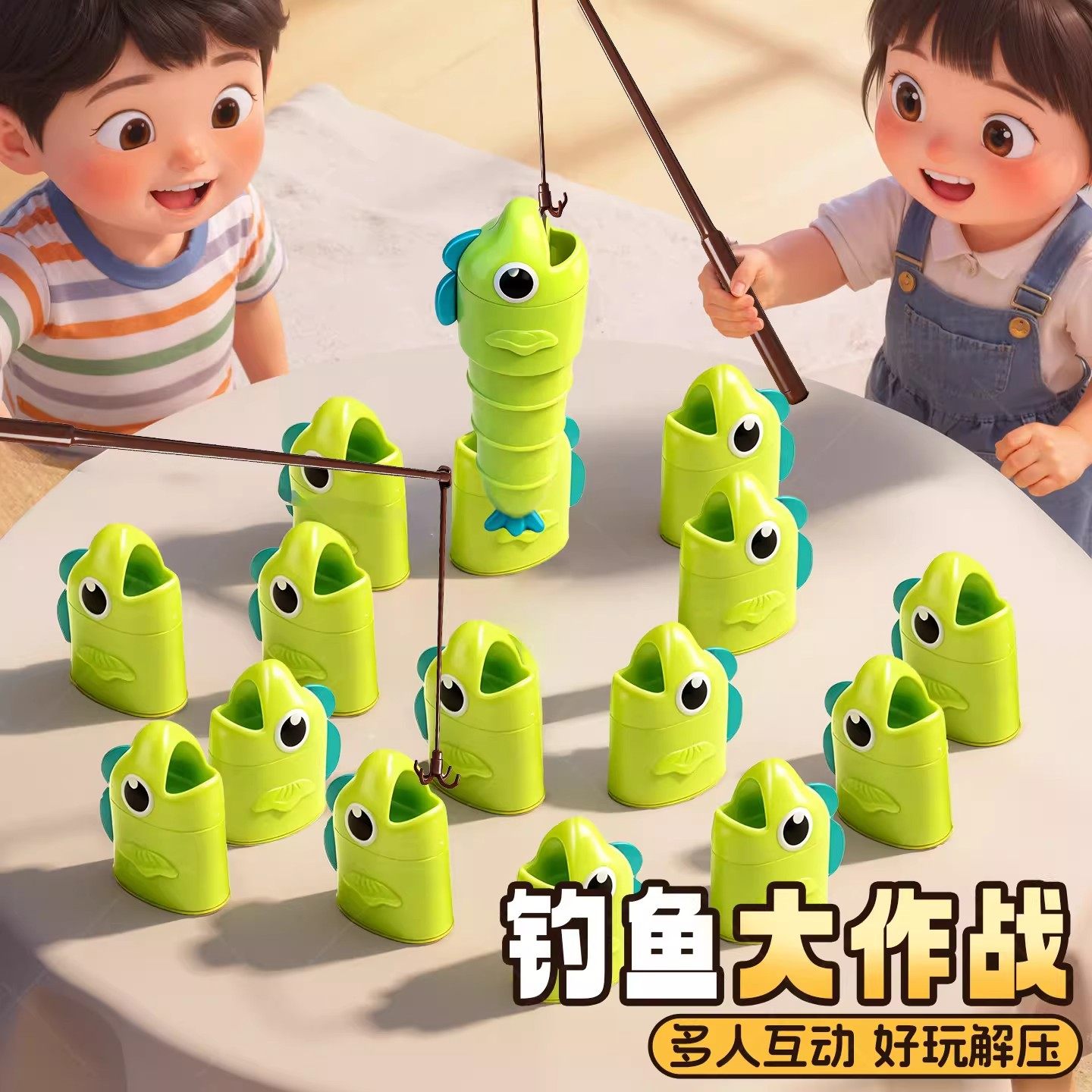 钓鱼大作战大师伸缩玩具磁吸reel big catch儿童益智游戏比长短,玩具/童车/益智/积木/模型,钓鱼类玩具,淘宝优惠券,粉丝福利购,淘宝优惠卷