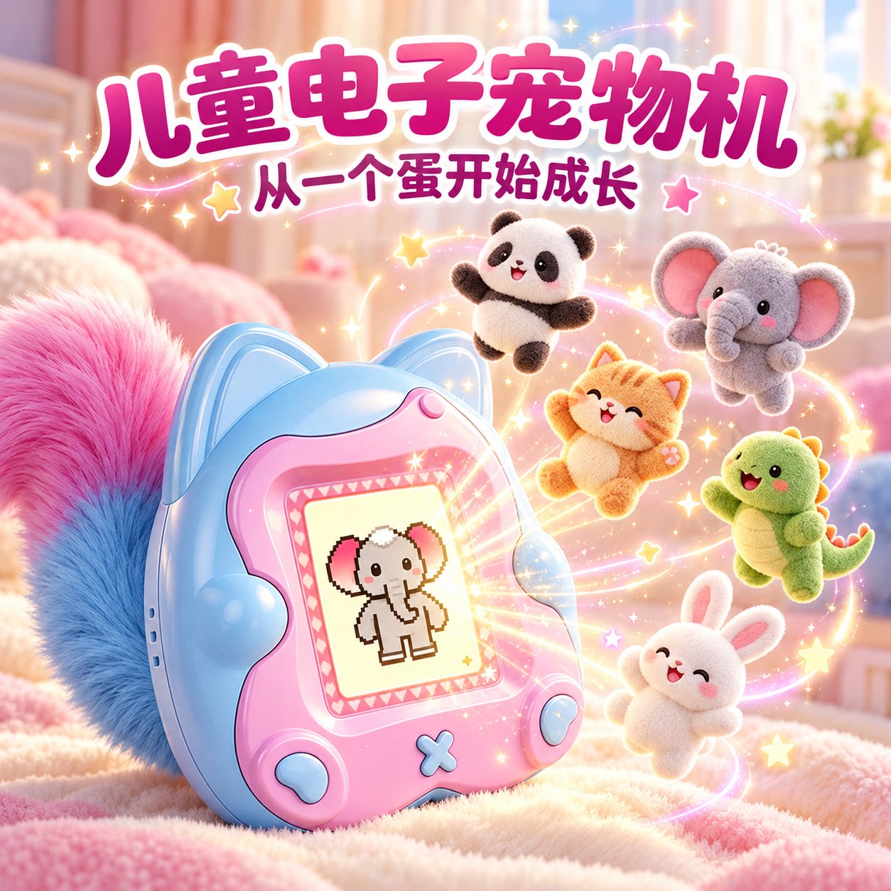 彩屏电子宠物机拓麻歌子养宠游戏机儿童益智玩具3-8岁女孩小学生6