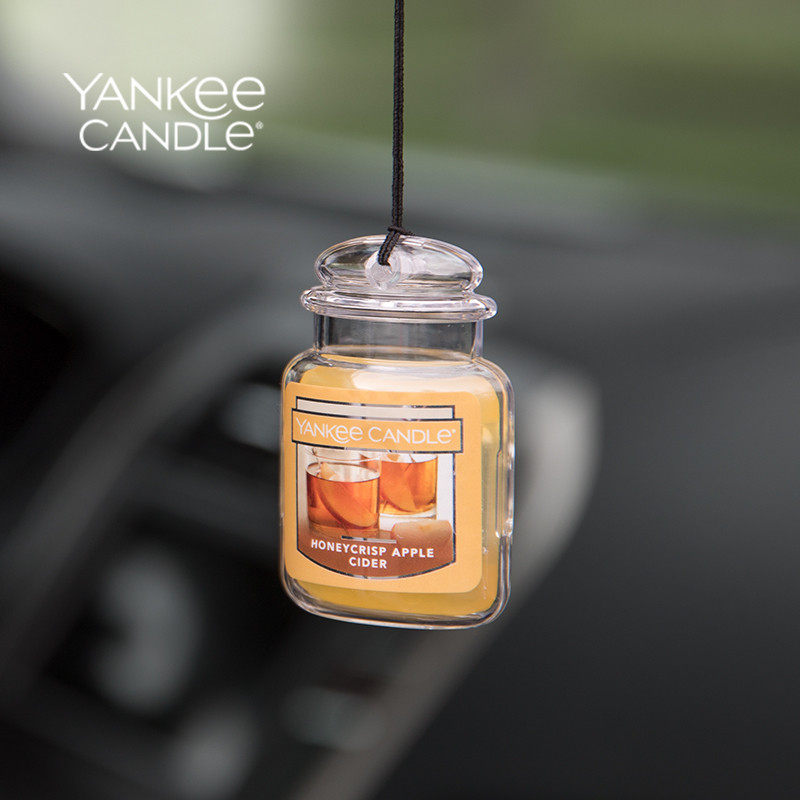 YankeeCandle扬基汽车香水车载香薰固体车用挂饰香氛持久高端摆件