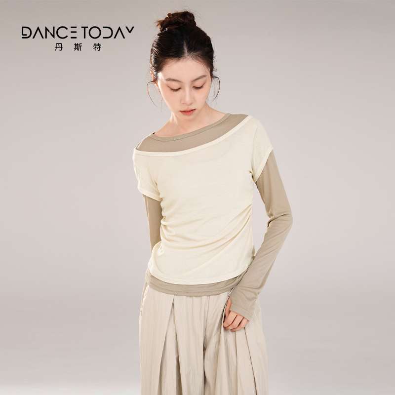 dancetoday现代舞假两件长袖上衣
