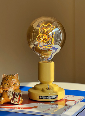 Belitehome招财猫艺术氛围灯小夜灯礼物生日礼物入户玄关摆件
