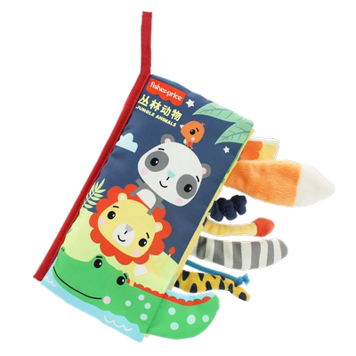 早教婴儿撕不烂可啃咬布书费儿雪