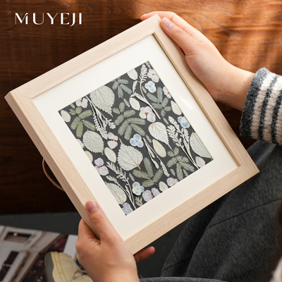 木质相框永生花植物标本装饰摆件DIY手工礼物摆台