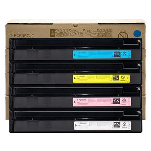 适用东芝彩色2000AC粉盒e-STUDIO 2500 2505 3005碳粉3505 4505 5005墨粉盒T-FC505C-C/M/Y/K-S 粉仓 粉筒