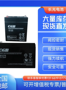 西奥电梯抱闸松闸救援装置CGB长光蓄电池CB1250/1270/1240/12V7AH