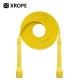 XROPE防滑槽短柄常温15℃以上用5mm胶绳中考双摇速度跳绳减肥