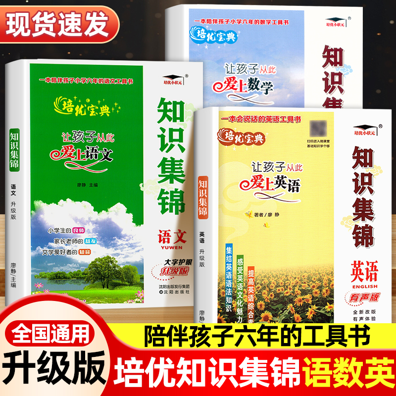 培优小状元知识集锦语文数学英语