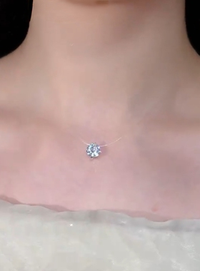 新款时尚高级感人鱼之泪吊坠项链