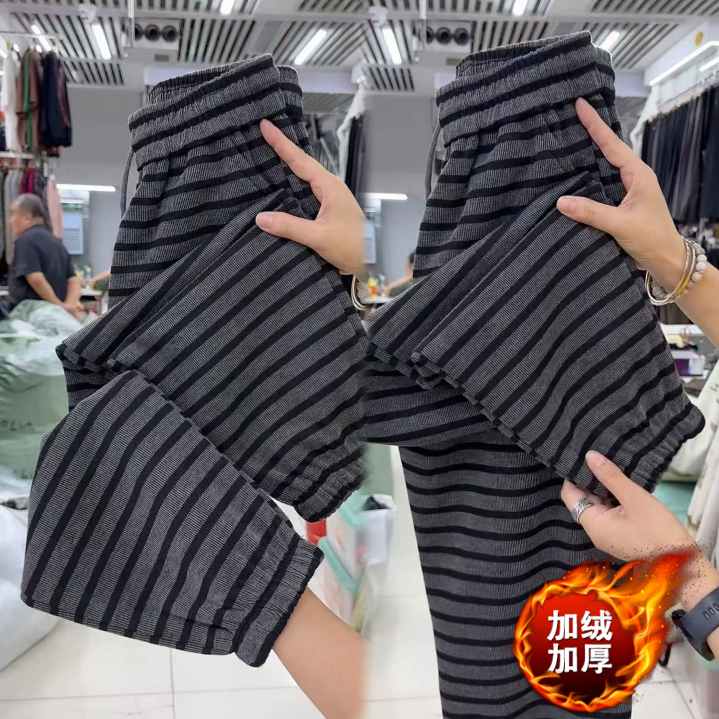 欧货2025冬季新款哈伦裤女