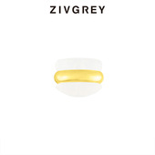 ZIVGREY质悟 耳堵S925银防掉简约小巧透明耳帽圆形耳塞