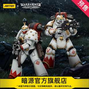 JOYTOY暗源战锤荷鲁斯之乱白疤军团 战术士兵二人组 1:18可动兵人