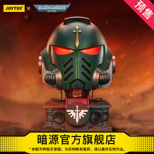 JOYTOY暗源战锤40K黑暗天使 MkX头盔和底座 1:1模玩手办