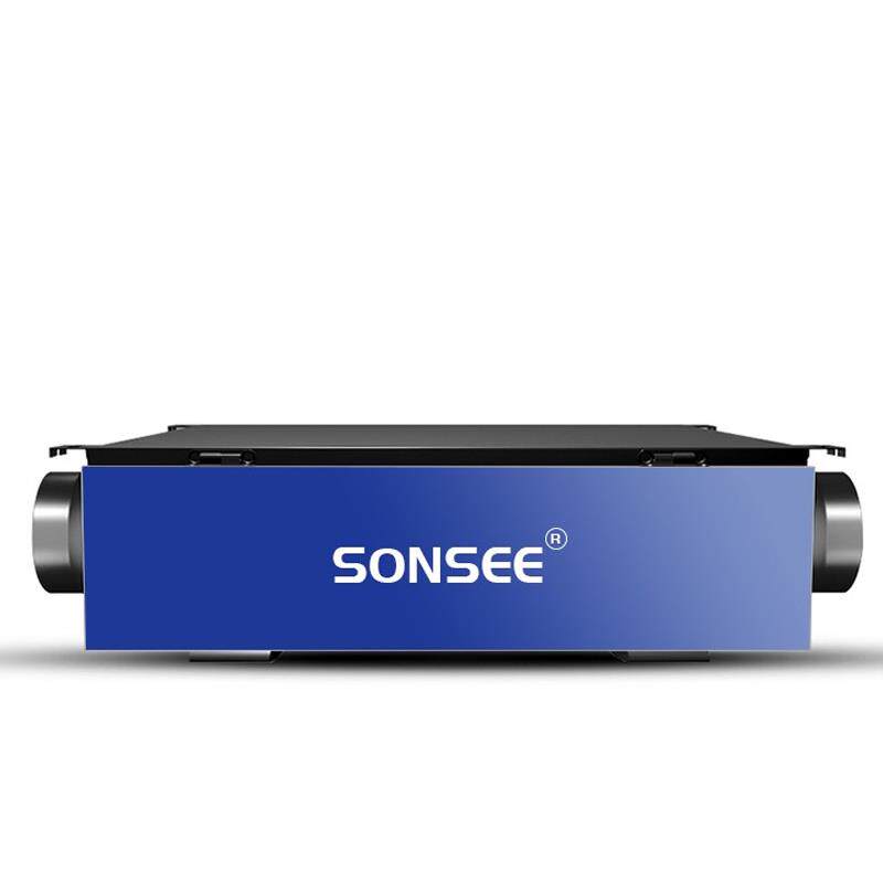 新款SONSEE全热交换新风系统双向流静音家用工业全屋换气空气包邮