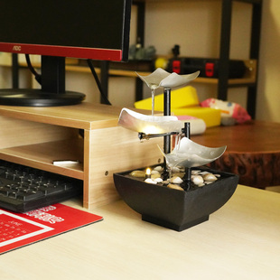 水循环流水器系景观摆件老板台桌面摆件店里招财摆件轻奢生财摆件