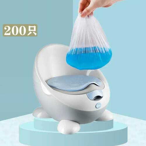 agg坐便器清洁袋 儿童马桶一次性塑料袋 宝宝便盆垃圾袋200只厂家