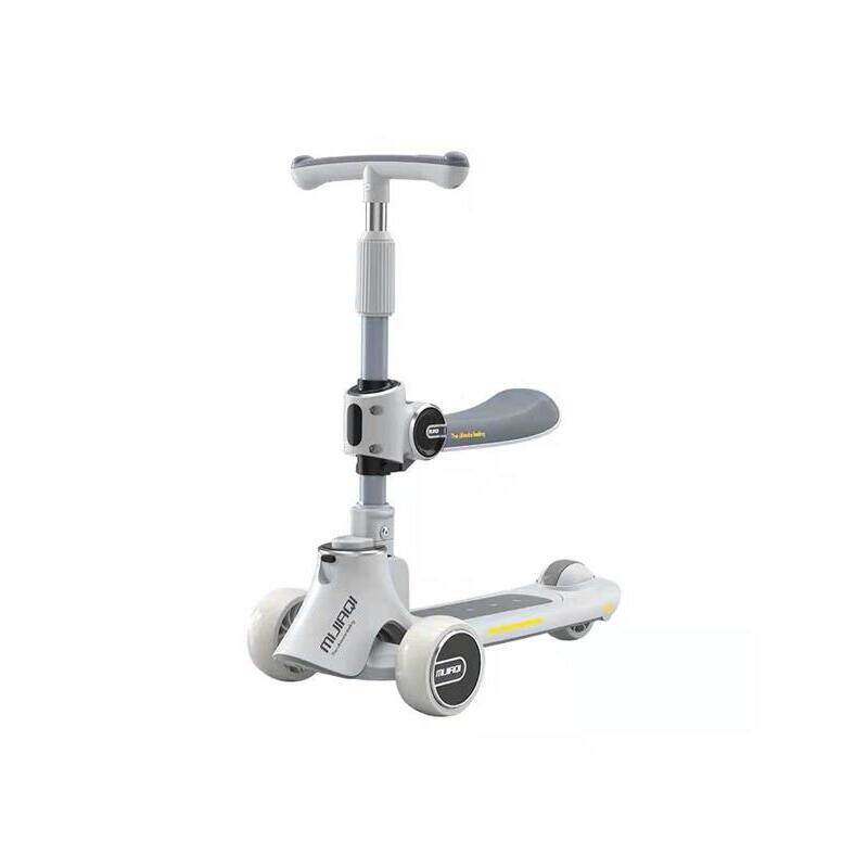 2024新款儿童滑板车三合一可坐可骑可折叠款1-3-6-12岁小孩防侧翻