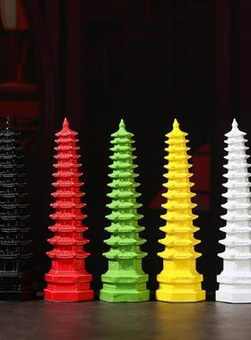 学用生的文昌塔开 过正品陶瓷摆饰光七层十三层九层招财装饰厂家