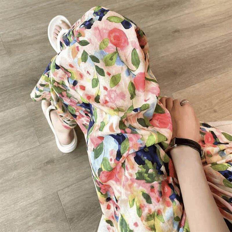 居家棉绸睡裤女夏季薄款绵绸阔腿裤沙滩裤显瘦网红大码遛弯裤厂家