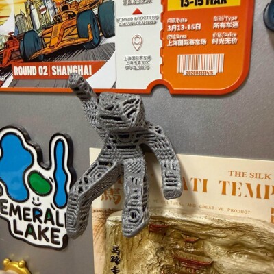 挽救计划洛基冰箱贴3D打印现货