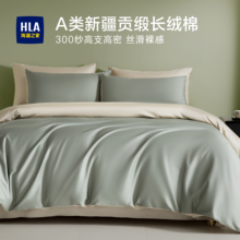 100长绒棉高支贡缎四件套轻奢高级全棉纯棉床上用品三被套罩床单4
